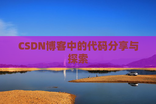 CSDN博客中的代码分享与探索